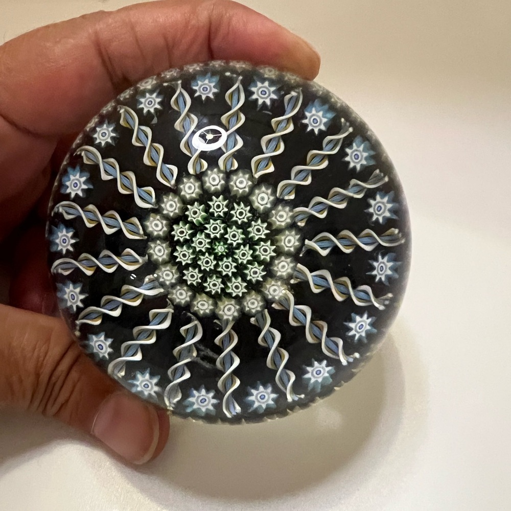Perthshire Cireff Milefiore Scotland Colorful Glass Paperweight - Picture 7 of 8